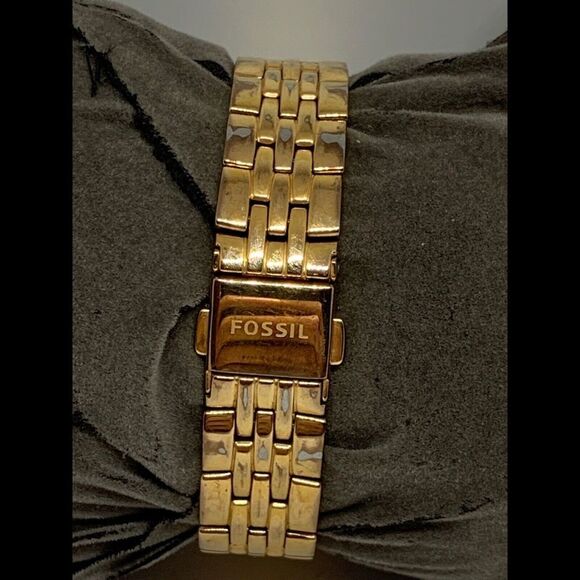 Fossil ES3546 Analog Gold Stainless Steel Watch FR27 - Picture 4 of 8